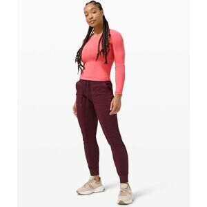 LULULEMON Dance Studio Jogger Cassis Purple Maroon Sz 4 $98 {3V27}